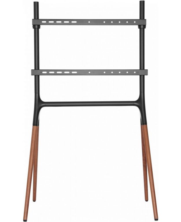 Подставка для телевизора Cactus CS-ST1247BKWN черный/орех 49"-70" макс.40кг напольный