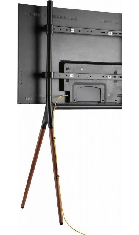 Подставка для телевизора Cactus CS-ST1247BKWN черный/орех 49"-70" макс.40кг напольный