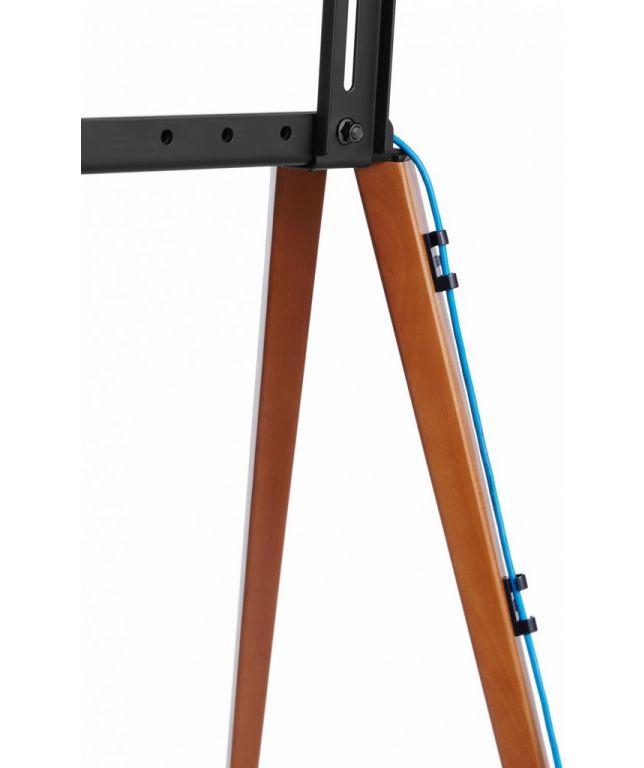 Подставка для телевизора Cactus CS-ST3644BKWN черный/орех 43"-65" макс.40кг напольный