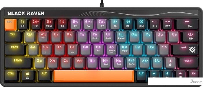 Клавиатура Defender Black Raven GK-417 45413