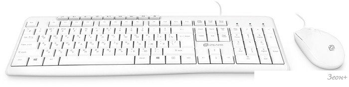 Офисный набор Oklick S650 (белый)