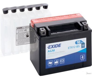   Exide ETX12-BS (10 )