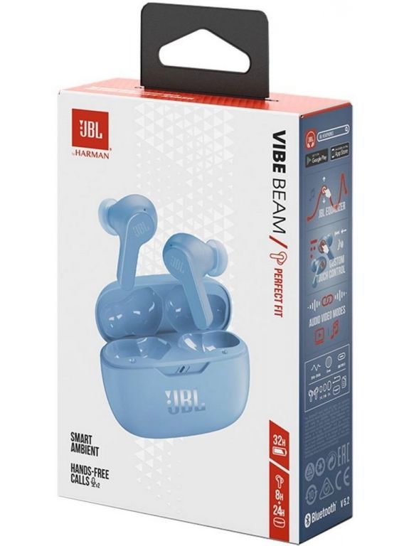 Наушники JBL Wave Beam (голубой)