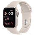 Умные часы Apple Watch SE 2 40 мм (алюминиевый корпус, звездный свет/звездный свет, спортивный силиконовый ремешок S/M)