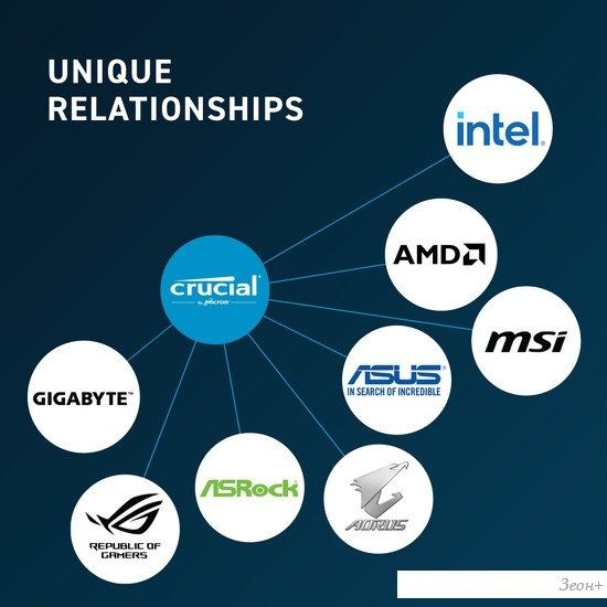 Оперативная память Crucial 32ГБ DDR5 5600 МГц CT32G56C46U5