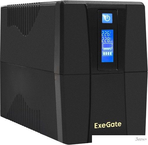 Источник бесперебойного питания ExeGate Power Smart ULB-1000.LCD.AVR.2SH EX292791RUS