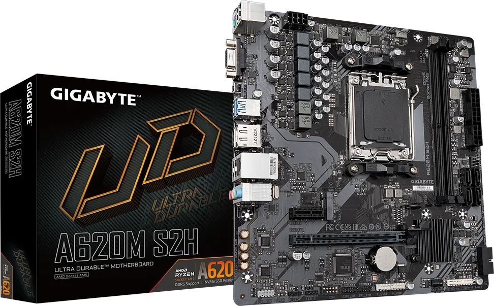 Материнская плата Gigabyte A620M S2H (rev. 1.0)
