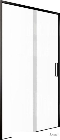 Душевая дверь Aquanet Pleasure Evo 130 AE65-N130-BT (черный анодированный/прозрачное стекло)