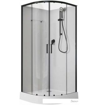 Душевая кабина Aquanet Passion Evo R 100 (черный)