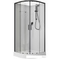 Душевая кабина Aquanet Passion Evo R 90 (черный)