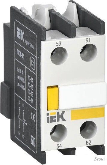 Приставка контактная IEK KPK10-20