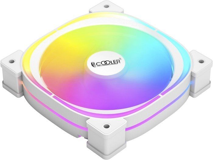 Вентилятор для корпуса PCCooler EF120 ARGB (белый)