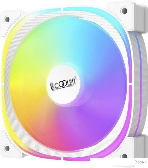 Вентилятор для корпуса PCCooler EF120 ARGB (белый)