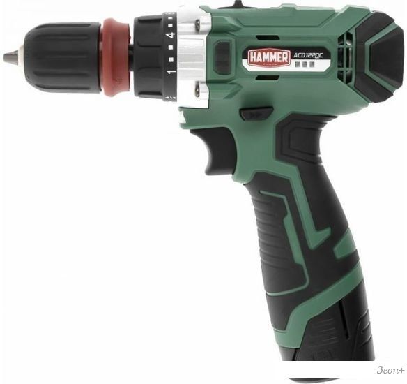 Дрель-шуруповерт Hammer ACD122QC (с 2-мя АКБ, кейс)