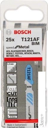 Набор пильных полотен Bosch T121AF 2608636700 (25 шт)