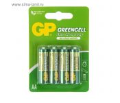   GP Greencell Extra Heavy Duty, AA, R6-4BL, 1.5, , 4 .