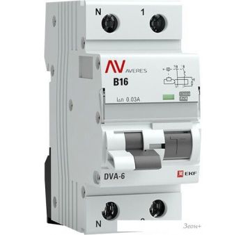   EKF Averes DVA-6 2P 16 30 (B) 6  A rcbo6-1pn-16B-30-a-av