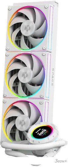 Жидкостное охлаждение для процессора ID-Cooling SL360 White