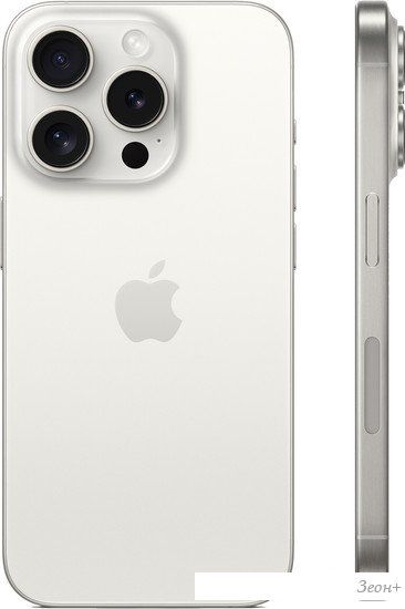 Смартфон Apple iPhone 15 Pro 128GB (белый титан)