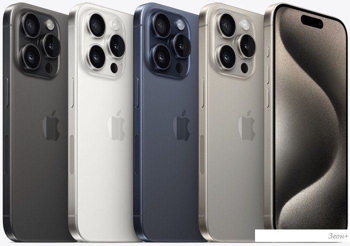 Смартфон Apple iPhone 15 Pro 128GB (белый титан)