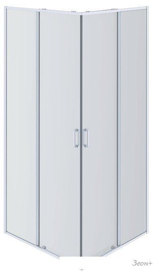 Душевой уголок Aquatek AQ ARI KV 10020BL 100x100 (черный/прозрачное стекло)