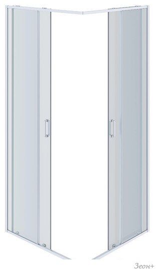 Душевой уголок Aquatek AQ ARI KV 10020BL 100x100 (черный/прозрачное стекло)