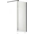 Душевая стенка Aquatek AQ WIW 09020BL 90x200 (черный/прозрачное стекло)