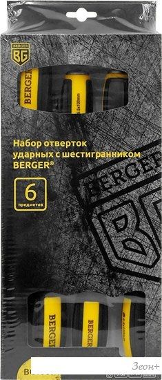 Набор отверток Berger BG1067 (6 предметов)