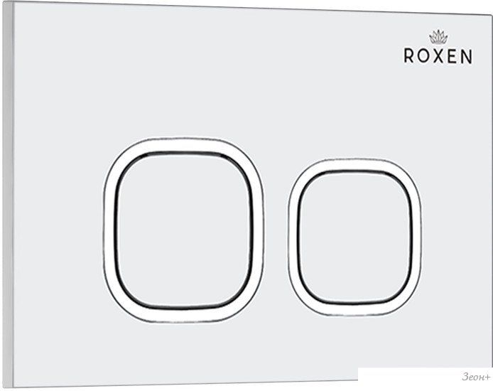 Унитаз подвесной Roxen Porto в комплекте с инсталляцией StounFix Slim 6 в 1 538465 (кнопка: белый глянец)
