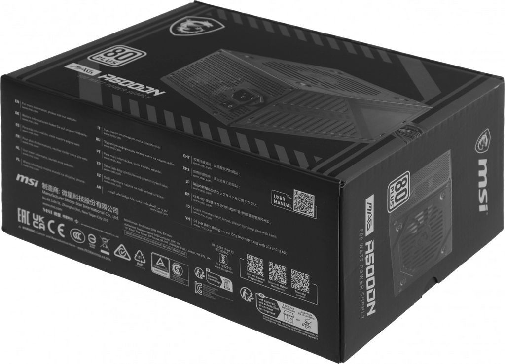 Блок питания MSI MAG A500DN
