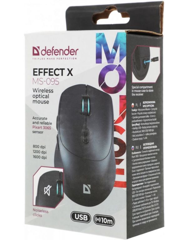 Игровая мышь Defender Effect X MS-095