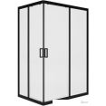 Душевой уголок Метакам Universal Pro Black 120x80 KKS_014548 (прозрачное стекло)
