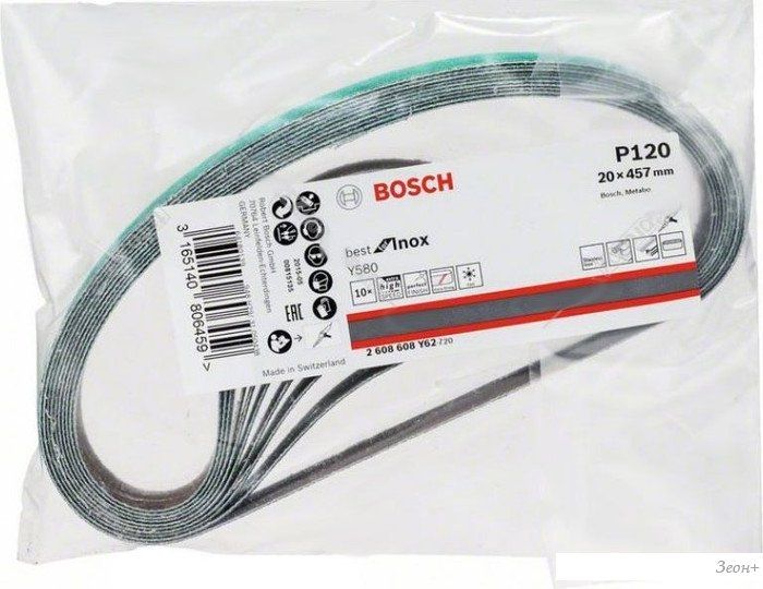 Набор шлифлент Bosch 2608608Y62 (10 шт)
