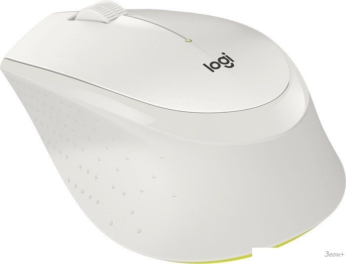 Мышь Logitech M330 Silent Plus (белый/желтый)