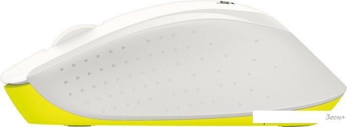 Мышь Logitech M330 Silent Plus (белый/желтый)