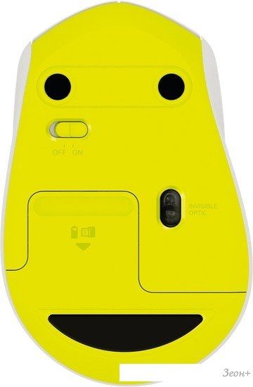 Мышь Logitech M330 Silent Plus (белый/желтый)