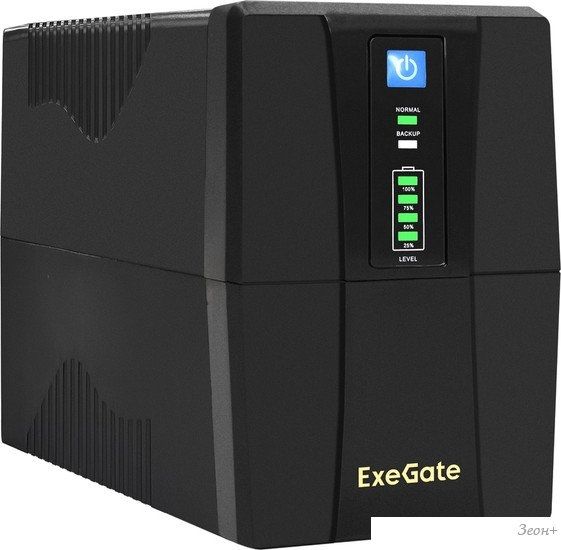Источник бесперебойного питания ExeGate Power Back BNB-1000.LED.AVR.2SH EX292785RUS