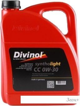Моторное масло Divinol Syntholight CC 0W-30 5л