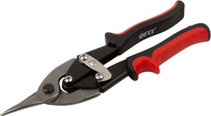 Ножницы по металлу FIT Усиленные CrV Профи 41570