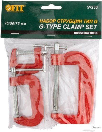 Струбцина FIT Мини G 59230 (3 шт)
