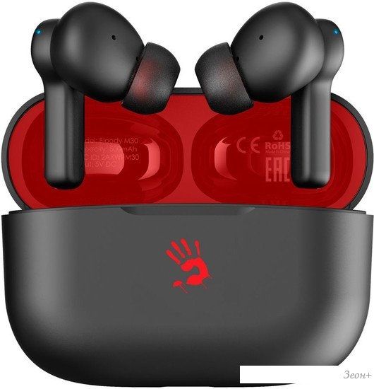 Наушники A4Tech Bloody M30 (черный/красный)