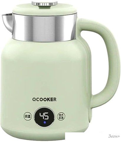 Электрический чайник Qcooker CR-SH1501 (русская версия, зеленый)