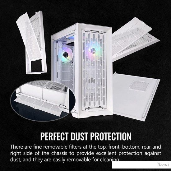 Корпус Thermaltake CTE T500 TG ARGB Snow CA-1X8-00F6WN-01