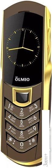 Кнопочный телефон Olmio K08 (кофе/золото)