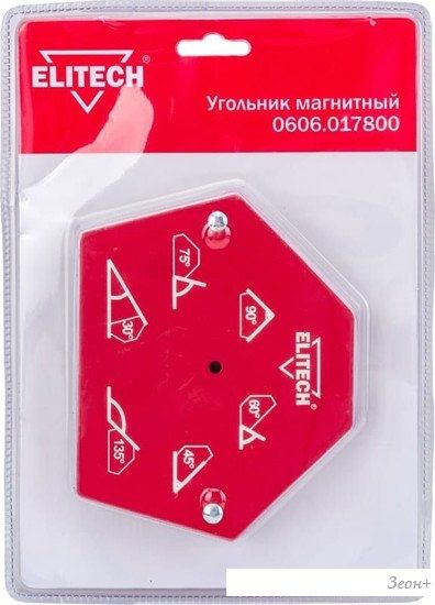 Угольник магнитный ELITECH 0606.017800