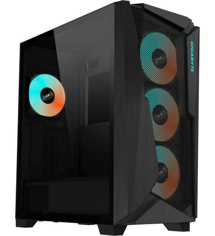 Корпус Gigabyte C301 Glass (черный)
