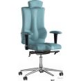 Кресло Kulik System Elegance (экокожа, синий с подголовником)