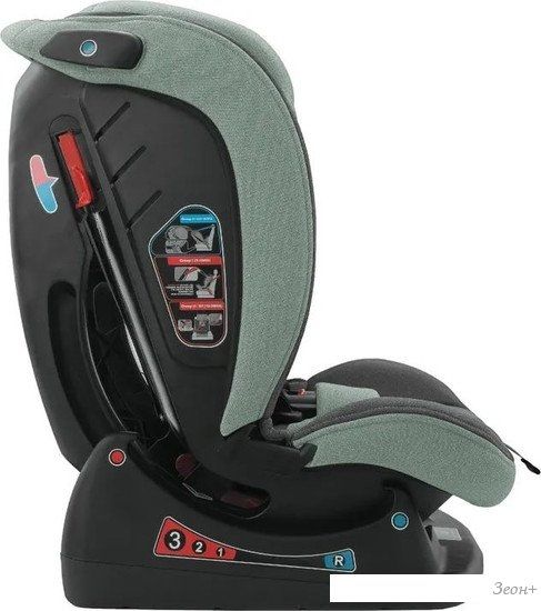Детское автокресло Indigo Reflex AY913 (зеленый/серый)