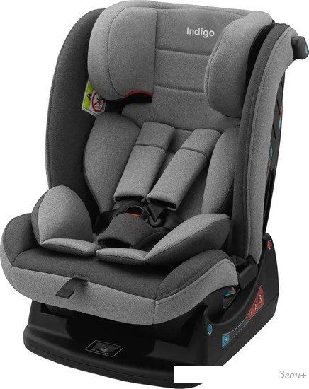 Детское автокресло Indigo Reflex Y913 (светло-серый/серый)