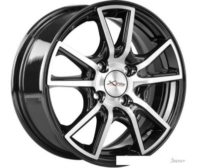   X'trike X-104 14x5.5" 4x114.3 DIA 67.1 ET 38 BK/FP
